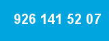 926 141 52 07 926 141 52 07